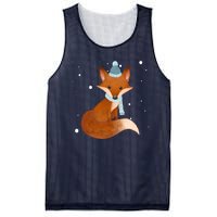 Winter Fox Cute Mesh Reversible Basketball Jersey Tank