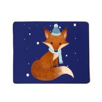 Winter Fox Cute Mousepad