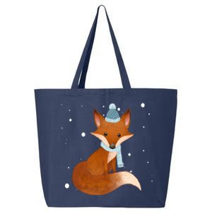 Winter Fox Cute 25L Jumbo Tote