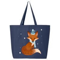 Winter Fox Cute 25L Jumbo Tote