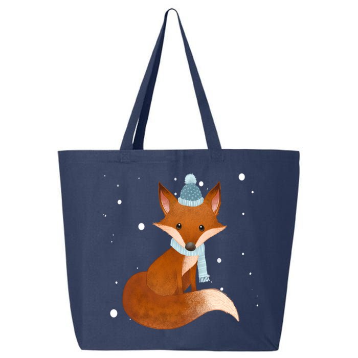 Winter Fox Cute 25L Jumbo Tote