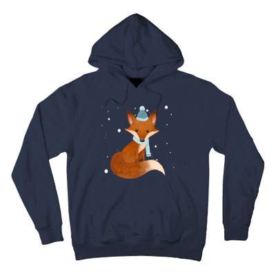 Winter Fox Cute Tall Hoodie