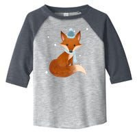 Winter Fox Cute Toddler Fine Jersey T-Shirt