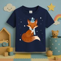 Winter Fox Cute Toddler T-Shirt