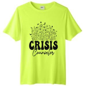 Wildflower Floral Crisis Counselor Graphic Design Tall Fusion ChromaSoft Performance T-Shirt