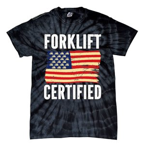 Warehouse Forklift Certified Tie-Dye T-Shirt