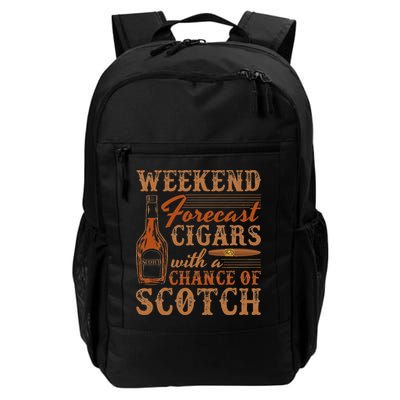 Weekend Forecast Cigars With Chance Of Scotch Dad Father Backpack