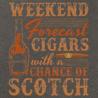 Weekend Forecast Cigars With Chance Of Scotch Dad Father Cotton Canvas Backpack