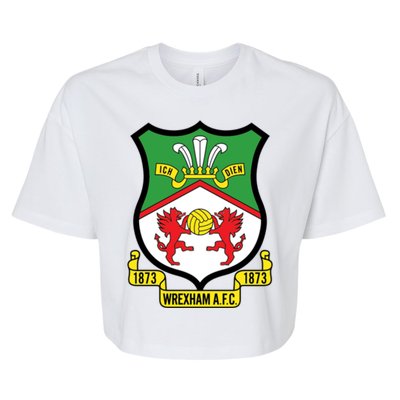 Wrexham Football Club 2022 Champion Wale Bella+Canvas Jersey Crop Tee