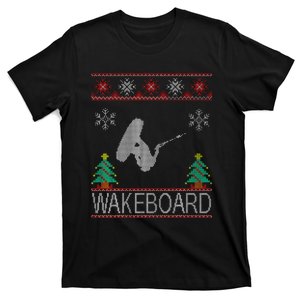 Wakeboard Funny Christmas T-Shirt