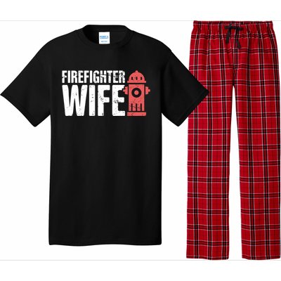 Wife Fire Departt And Fire Fighter / Firefighter Gift Pajama Set