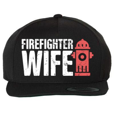 Wife Fire Departt And Fire Fighter / Firefighter Gift Wool Snapback Cap