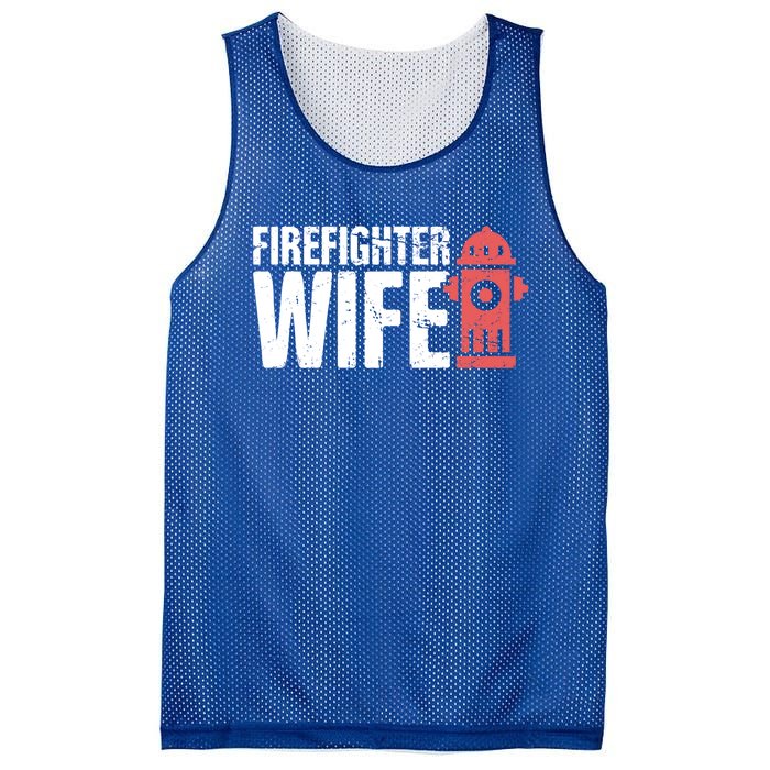 Wife Fire Departt And Fire Fighter / Firefighter Gift Mesh Reversible Basketball Jersey Tank