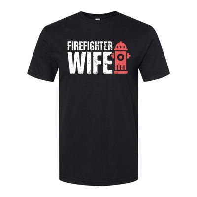 Wife Fire Departt And Fire Fighter / Firefighter Gift Softstyle CVC T-Shirt