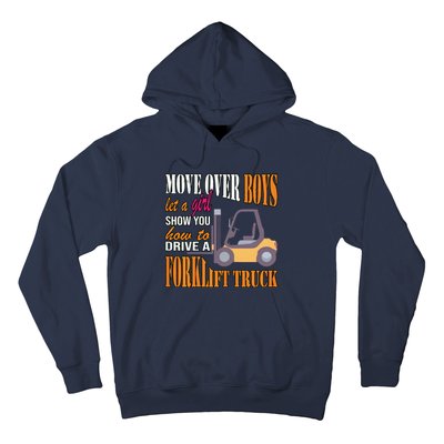 Womens Forklift Driver Girl Forklift Truck Forklift Operator Hoodie