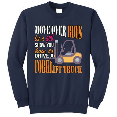 Womens Forklift Driver Girl Forklift Truck Forklift Operator Sweatshirt