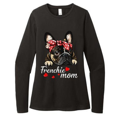 Women Frenchie Dog Mom French Bulldog Mom Love Mothers Day Womens CVC Long Sleeve Shirt