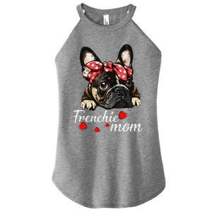 Women Frenchie Dog Mom French Bulldog Mom Love Mothers Day Women's Perfect Tri Rocker Tank