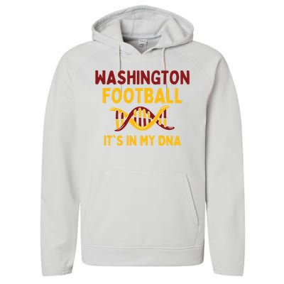 Washington Football DC Sports Team Performance Fleece Hoodie