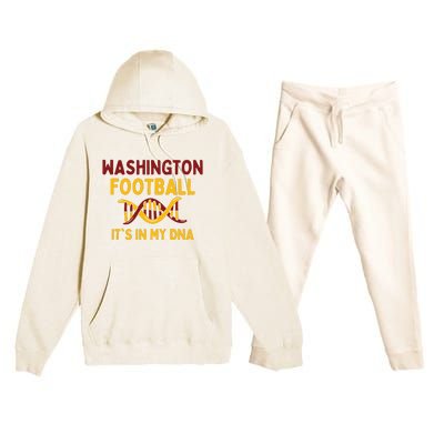 Washington Football DC Sports Team Premium Hooded Sweatsuit Set