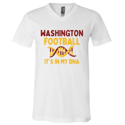 Washington Football DC Sports Team V-Neck T-Shirt