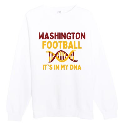 Washington Football DC Sports Team Premium Crewneck Sweatshirt