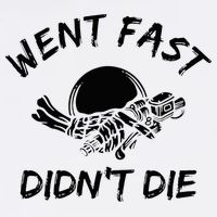 Went Fast DidnT Die Funny Race Car Dirt Bike Racing Adult Drive Performance Visor