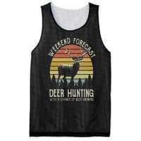 Weekend Forecast Deer Hunting With A Chance Of Beer Drinking Mesh Reversible Basketball Jersey Tank