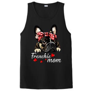 Women Frenchie Dog Mom French Bulldog Mom Love Mothers Day PosiCharge Competitor Tank