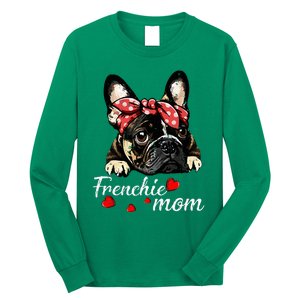 Women Frenchie Dog Mom French Bulldog Mom Love Mothers Day Long Sleeve Shirt