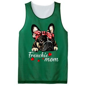 Women Frenchie Dog Mom French Bulldog Mom Love Mothers Day Mesh Reversible Basketball Jersey Tank