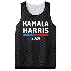 Wo Funny Design Kamala Harris 2024 For President America Flag Vneck Mesh Reversible Basketball Jersey Tank