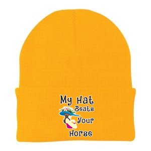 Wo Funny Derby Hat Horse Betting Derby Raceday Party Gift Knit Cap Winter Beanie