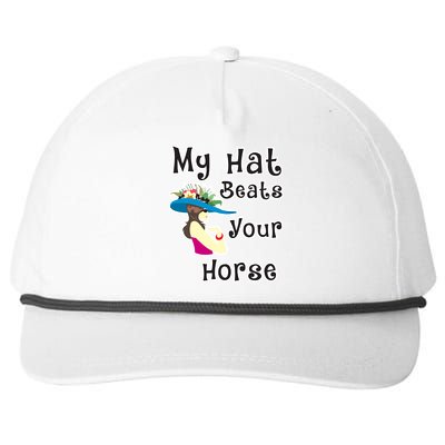 Wo Funny Derby Hat Horse Betting Derby Raceday Party Gift Snapback Five-Panel Rope Hat