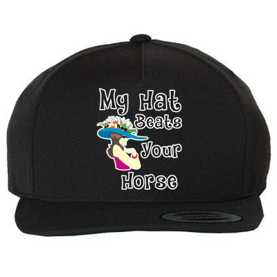 Wo Funny Derby Hat Horse Betting Derby Raceday Party Gift Wool Snapback Cap