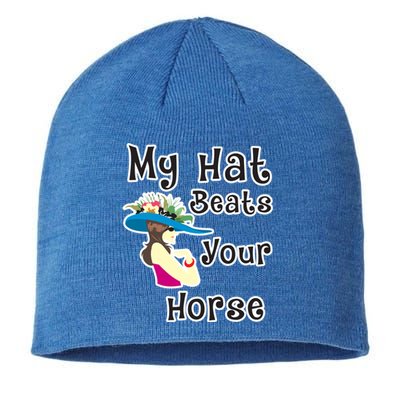 Wo Funny Derby Hat Horse Betting Derby Raceday Party Gift Sustainable Beanie