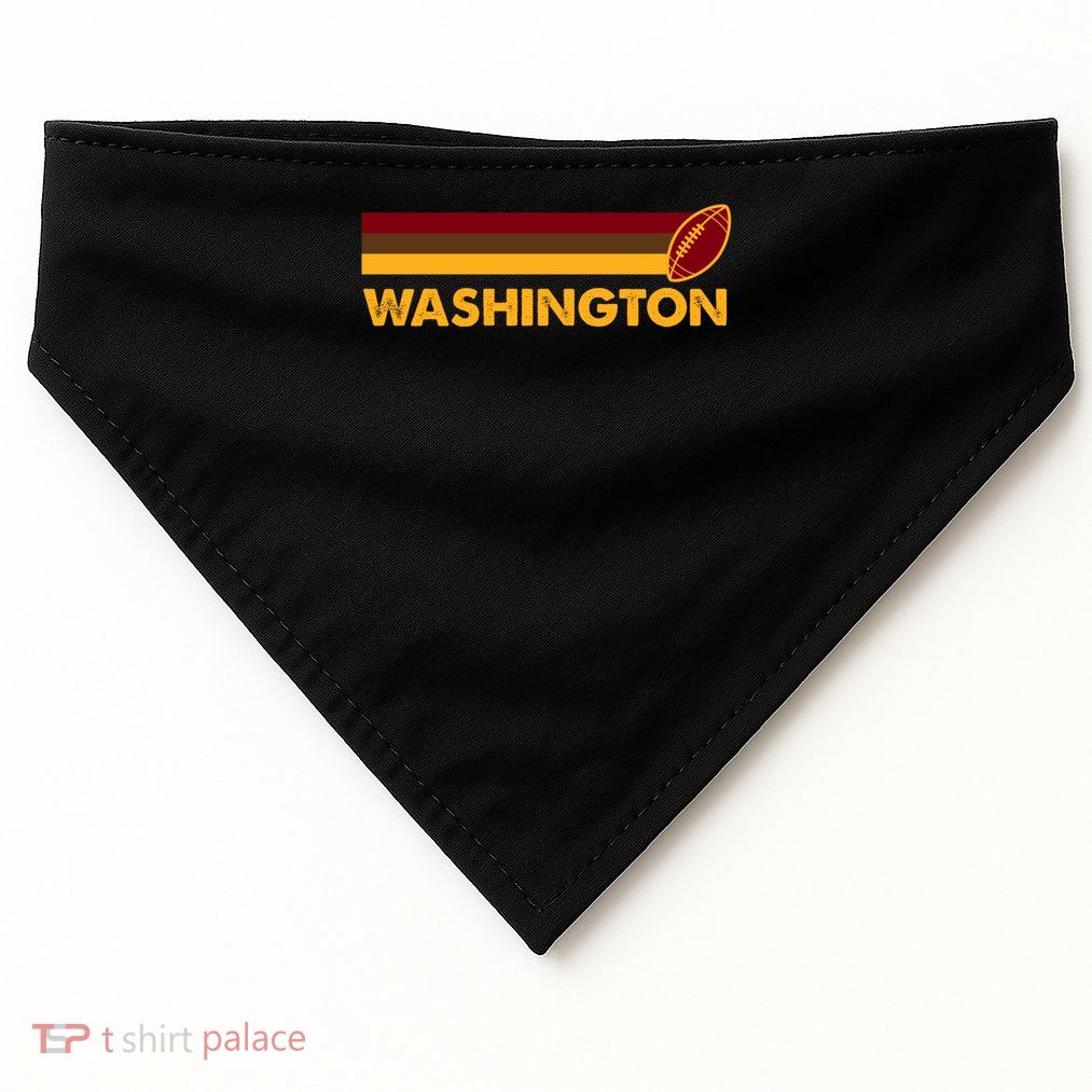 Washington Football DC Team Retro USA-Made Doggie Bandana