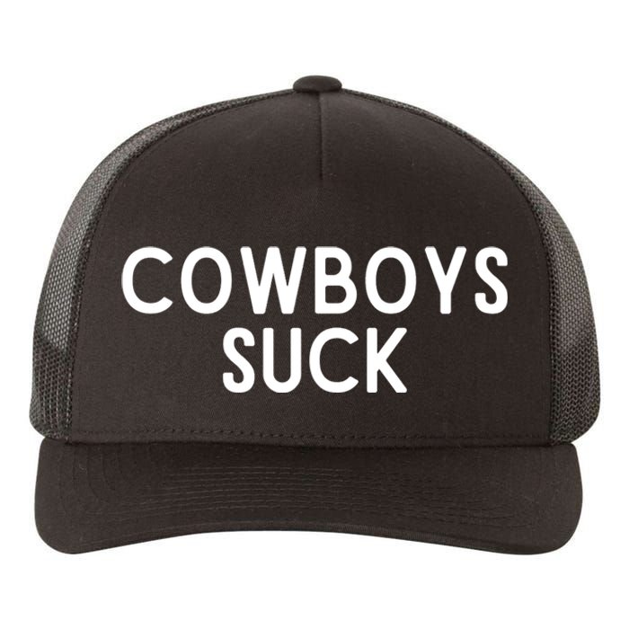 Washington Football DC Sports Team Cowboys Suck TShirt Yupoong Adult 5-Panel Trucker Hat