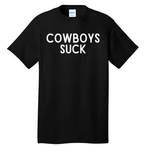 Washington Football DC Sports Team Cowboys Suck TShirt Tall T-Shirt