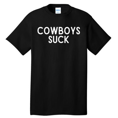 Washington Football DC Sports Team Cowboys Suck TShirt Tall T-Shirt