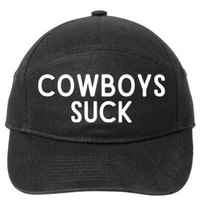 Washington Football DC Sports Team Cowboys Suck TShirt 7-Panel Snapback Hat