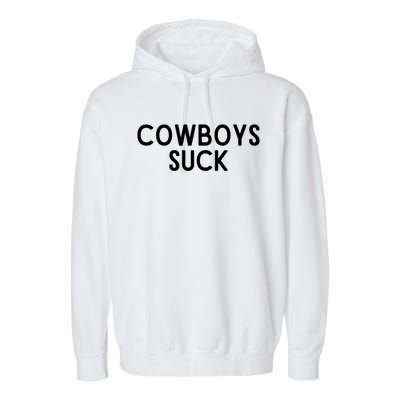 Washington Football DC Sports Team Cowboys Suck TShirt Garment-Dyed Fleece Hoodie