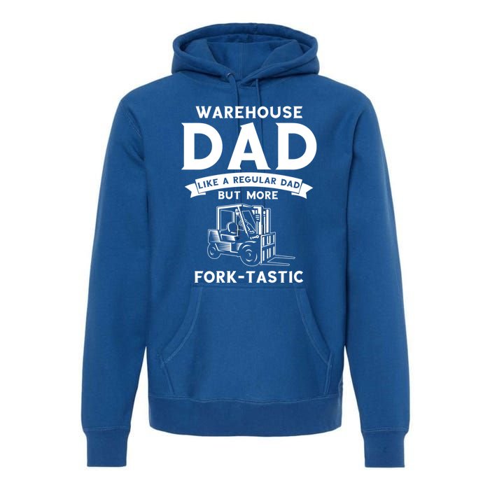 Warehouse Forklifter Design For Warehouse Driver Gift Premium Hoodie