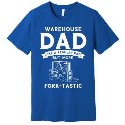 Warehouse Forklifter Design For Warehouse Driver Gift Premium T-Shirt