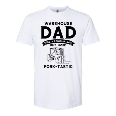 Warehouse Forklifter Design For Warehouse Driver Gift Softstyle CVC T-Shirt