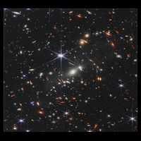 Webb’s First Deep Field Image Webb Space Telescope Jwst Full-Length Apron With Pockets
