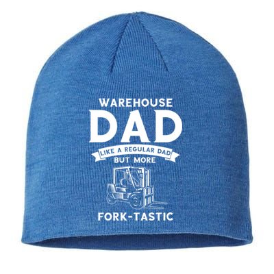 Warehouse Forklifter Design For Warehouse Driver Funny Gift Sustainable Beanie