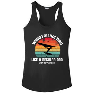 Wing Foiling Dad Like A Regular Dad But Cooler Ladies PosiCharge Competitor Racerback Tank