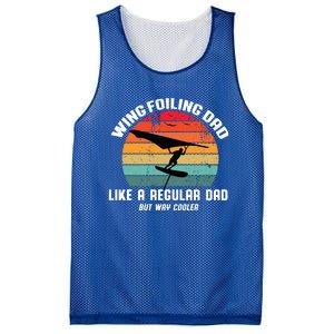 Wing Foiling Dad Like A Regular Dad But Cooler Mesh Reversible Basketball Jersey Tank