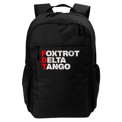 Womens Foxtrots Delta Tangos Funny Foxtrots Delta Tangos  Daily Commute Backpack